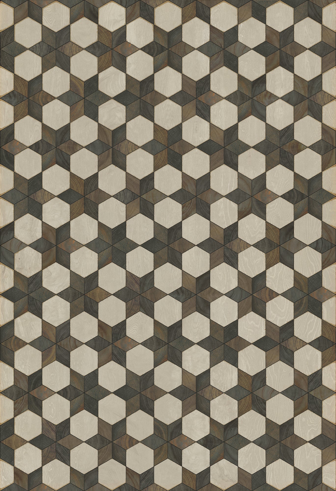 Artisanry - Illuminated - Battlestar 52x76 Vintage Vinyl Floorcloth