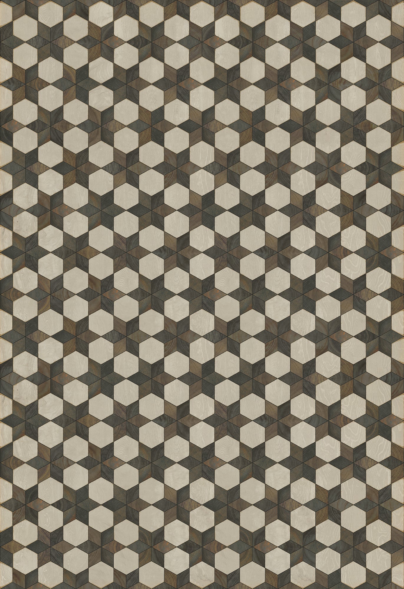 Artisanry - Illuminated - Battlestar 96x140 Vintage Vinyl Floorcloth