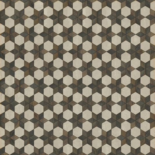 Artisanry - Illuminated - Battlestar 96x96 Vintage Vinyl Floorcloth