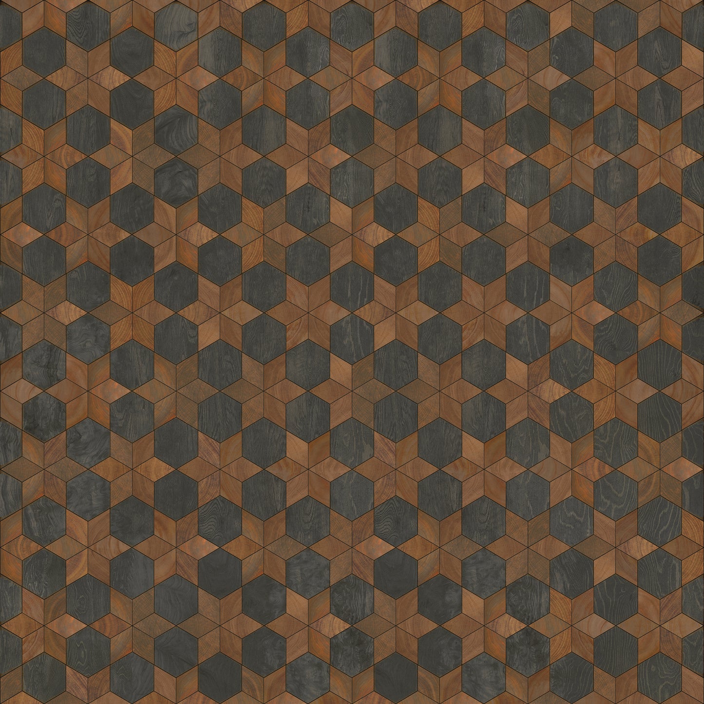 Artisanry - Illuminated - Dark Star 96x96 Vintage Vinyl Floorcloth