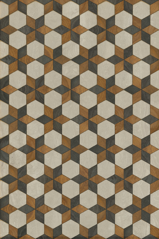 Artisanry - Illuminated - Neutron Star 20x30 Vintage Vinyl Floorcloth