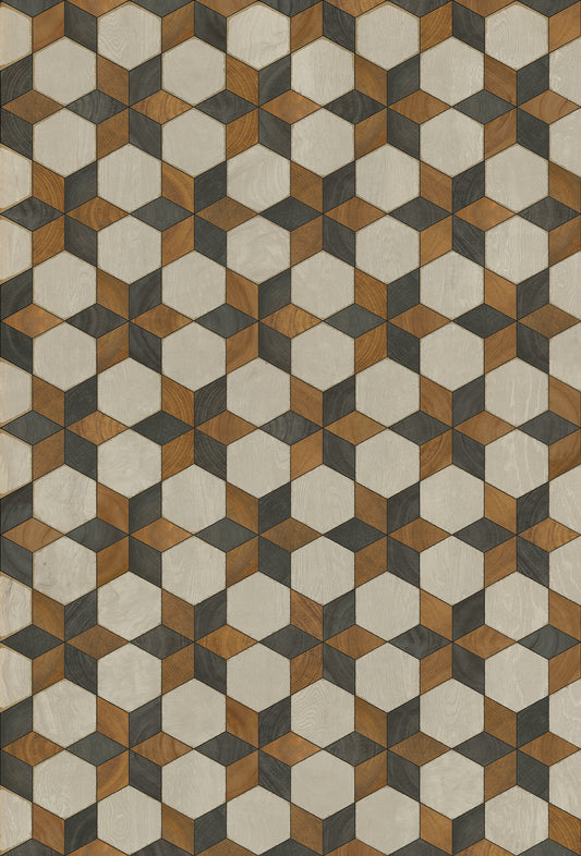 Artisanry - Illuminated - Neutron Star 38x56 Vintage Vinyl Floorcloth