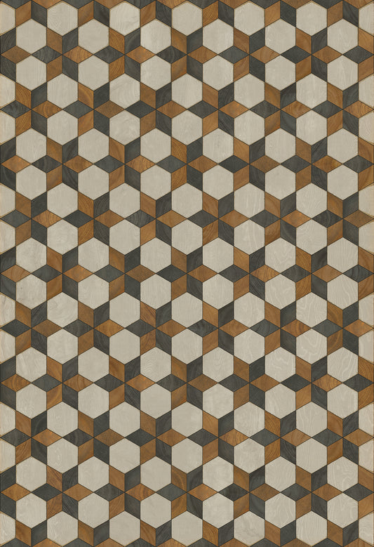 Artisanry - Illuminated - Neutron Star 52x76 Vintage Vinyl Floorcloth