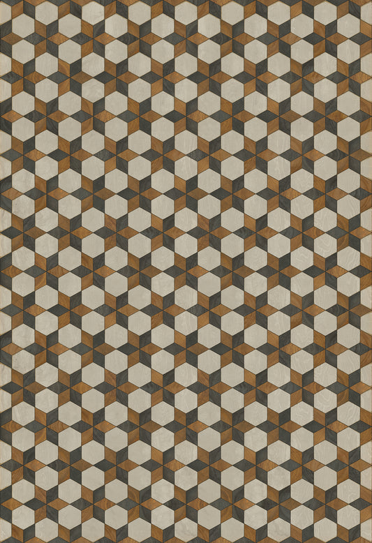 Artisanry - Illuminated - Neutron Star 96x140 Vintage Vinyl Floorcloth