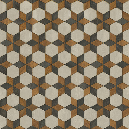 Artisanry - Illuminated - Neutron Star 48x48 Vintage Vinyl Floorcloth