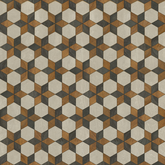 Artisanry - Illuminated - Neutron Star 60x60 Vintage Vinyl Floorcloth