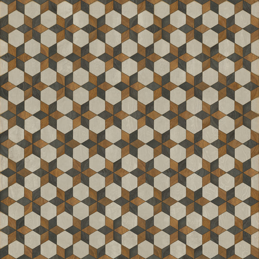 Artisanry - Illuminated - Neutron Star 96x96 Vintage Vinyl Floorcloth