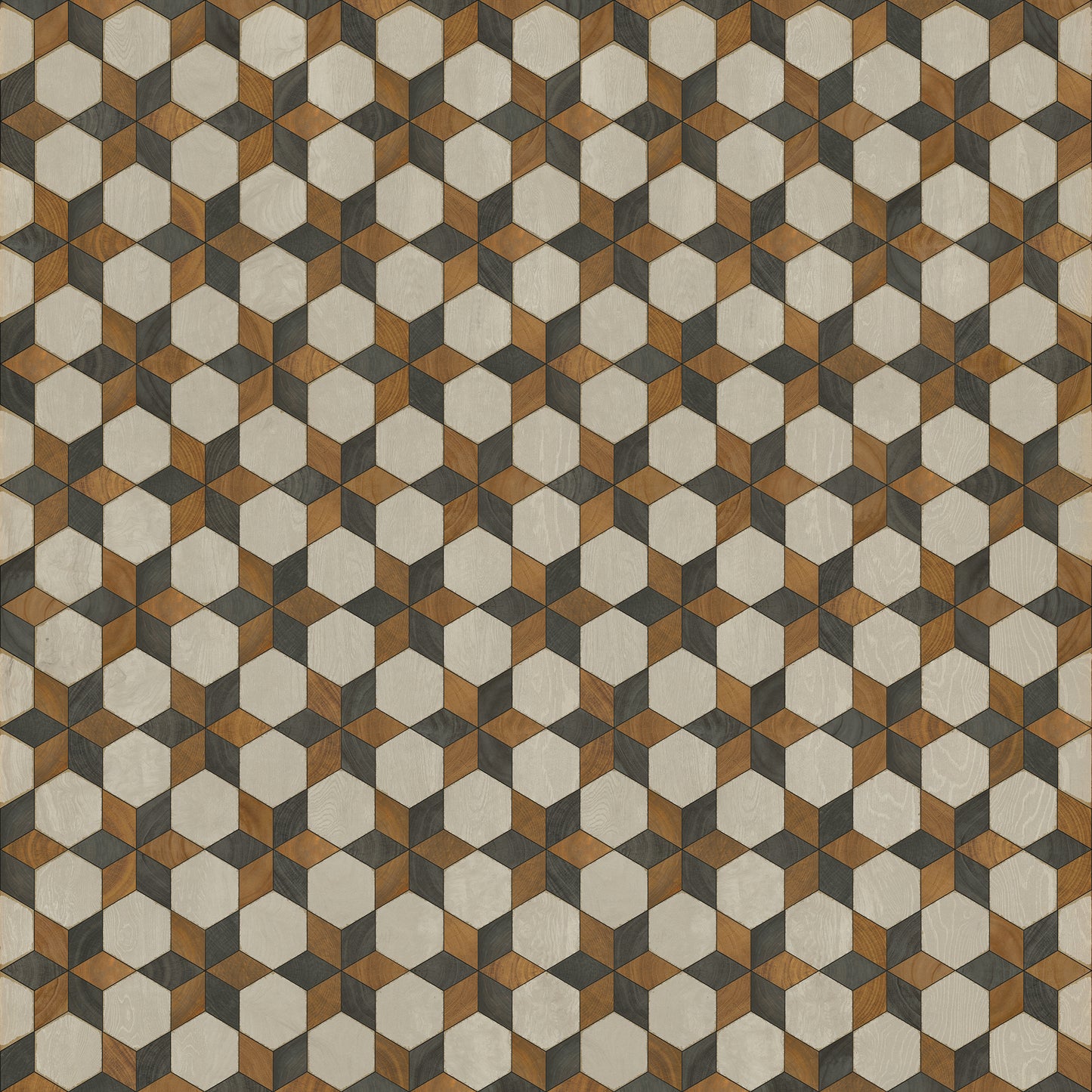 Artisanry - Illuminated - Neutron Star 120x120 Vintage Vinyl Floorcloth