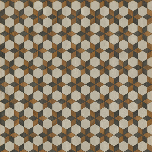 Artisanry - Illuminated - Neutron Star 120x120 Vintage Vinyl Floorcloth