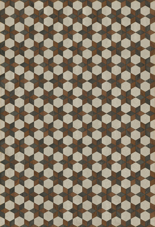 Artisanry - Illuminated - Radio Star 96x140 Vintage Vinyl Floorcloth