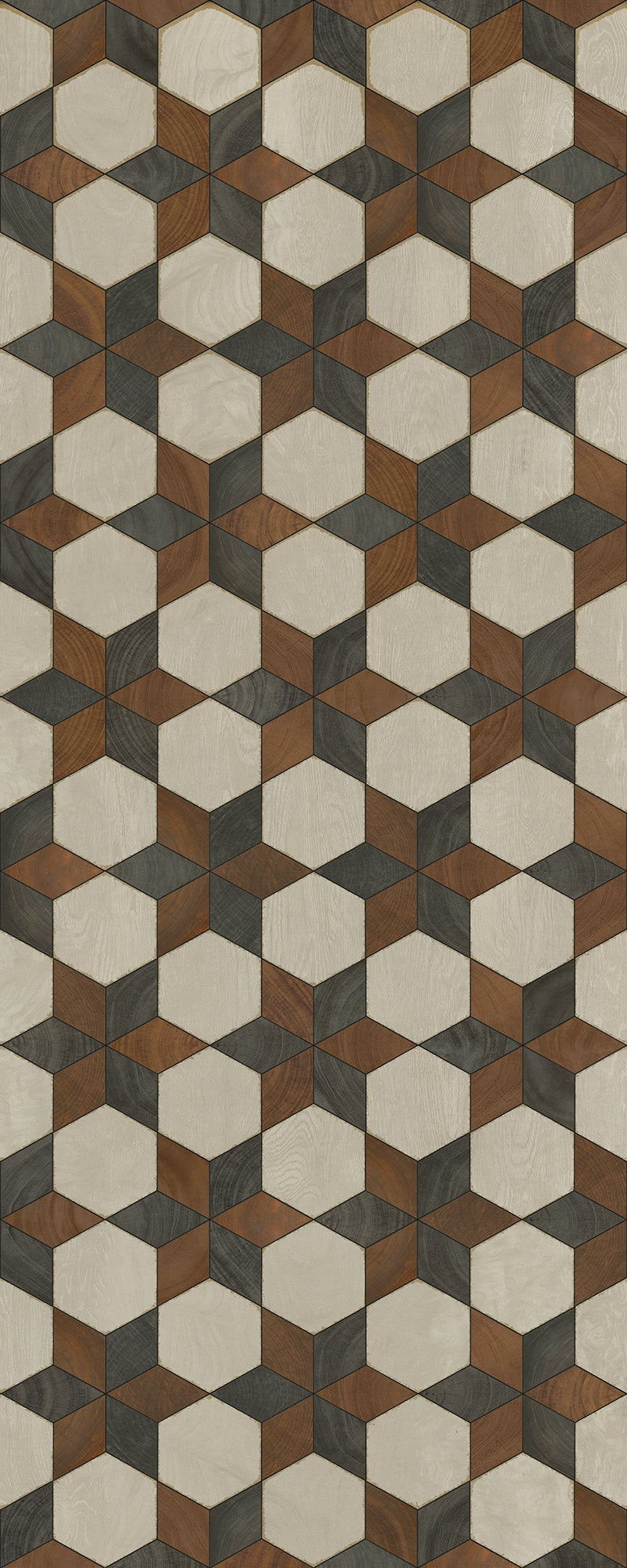 Artisanry - Illuminated - Radio Star 36x90 Vintage Vinyl Floorcloth