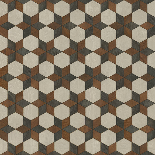 Artisanry - Illuminated - Radio Star 36x36 Vintage Vinyl Floorcloth