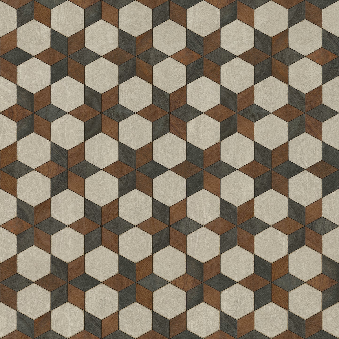 Artisanry - Illuminated - Radio Star 48x48 Vintage Vinyl Floorcloth