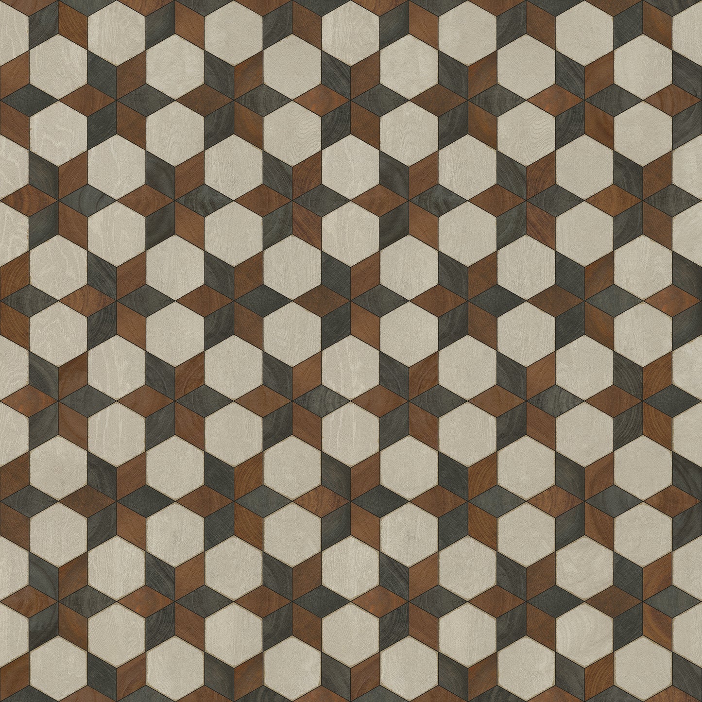 Artisanry - Illuminated - Radio Star 60x60 Vintage Vinyl Floorcloth