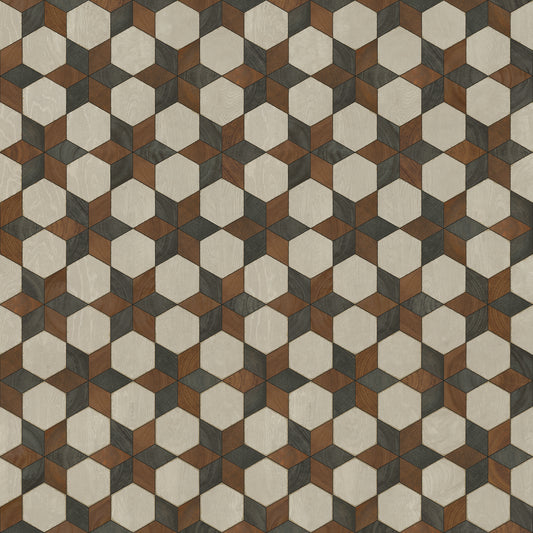 Artisanry - Illuminated - Radio Star 72x72 Vintage Vinyl Floorcloth