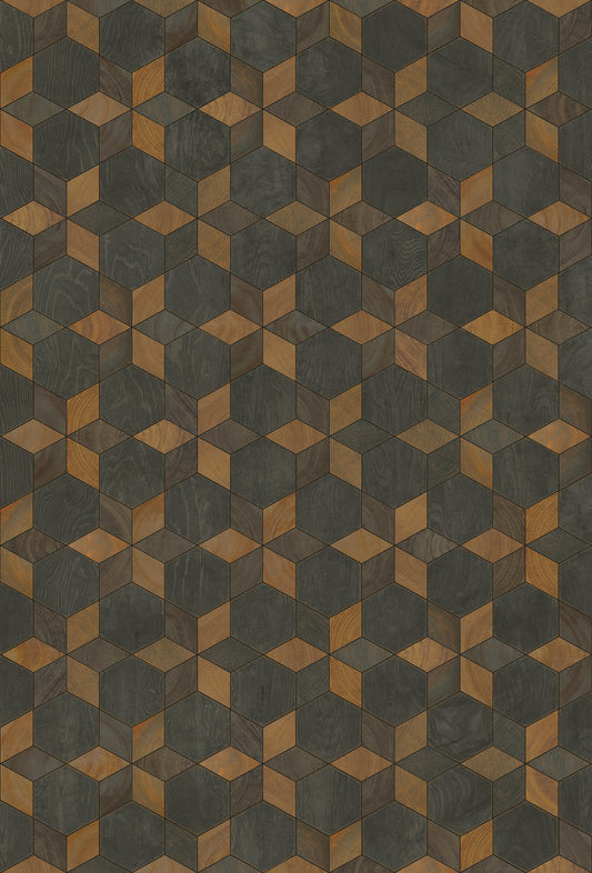 Artisanry - Illuminated - Rock Star 38x56 Vintage Vinyl Floorcloth