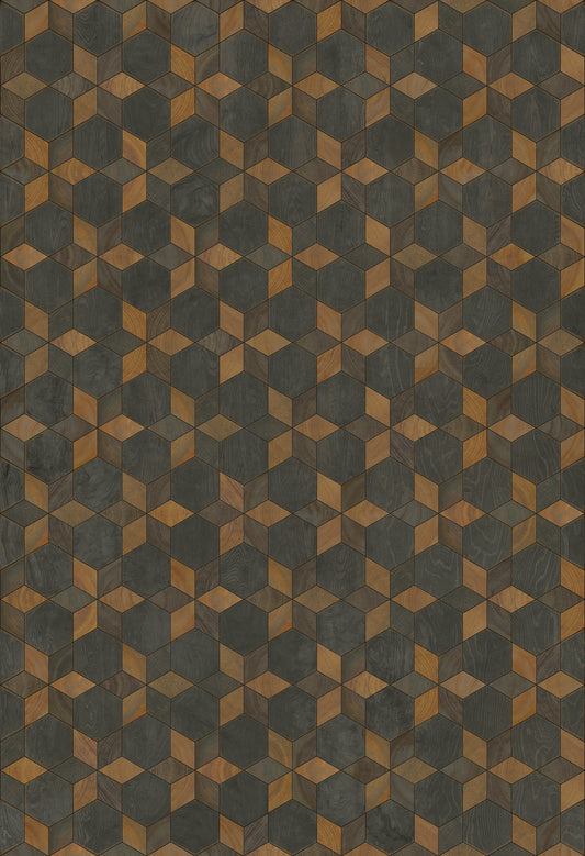 Artisanry - Illuminated - Rock Star 52x76 Vintage Vinyl Floorcloth
