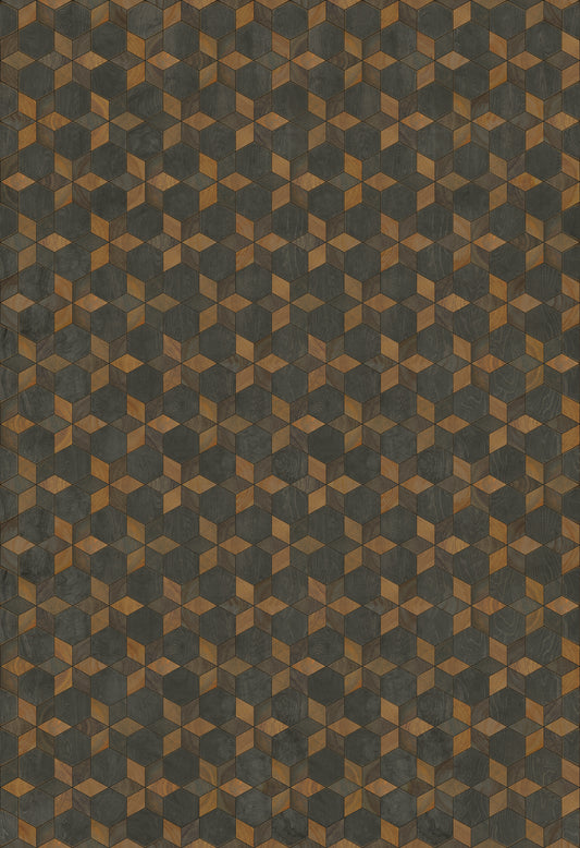 Artisanry - Illuminated - Rock Star 120x175 Vintage Vinyl Floorcloth