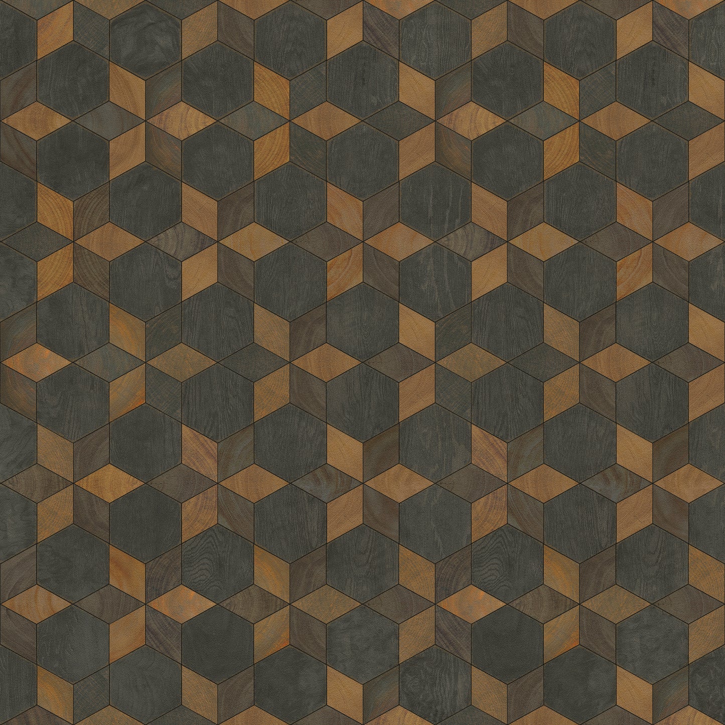 Artisanry - Illuminated - Rock Star 48x48 Vintage Vinyl Floorcloth