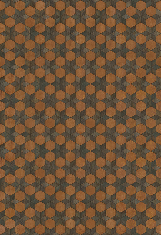Artisanry - Illuminated - Star Chamber 96x140 Vintage Vinyl Floorcloth