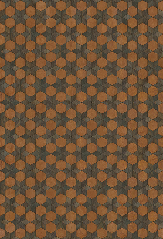 Artisanry - Illuminated - Star Chamber 120x175 Vintage Vinyl Floorcloth