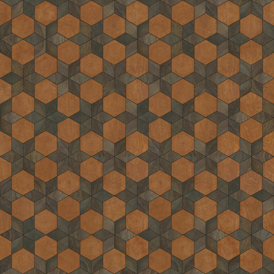 Artisanry - Illuminated - Star Chamber 60x60 Vintage Vinyl Floorcloth