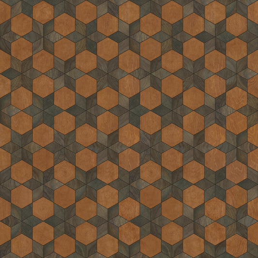 Artisanry - Illuminated - Star Chamber 72x72 Vintage Vinyl Floorcloth