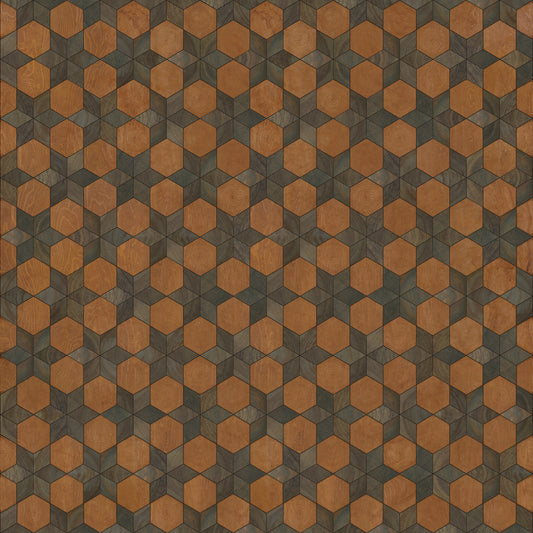 Artisanry - Illuminated - Star Chamber 96x96 Vintage Vinyl Floorcloth