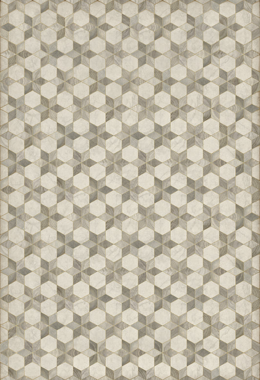 Artisanry - Illuminated - Starlight 96x140 Vintage Vinyl Floorcloth