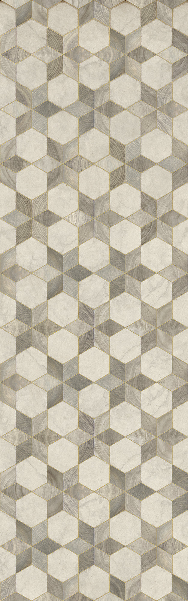 Artisanry - Illuminated - Starlight 36x115 Vintage Vinyl Floorcloth