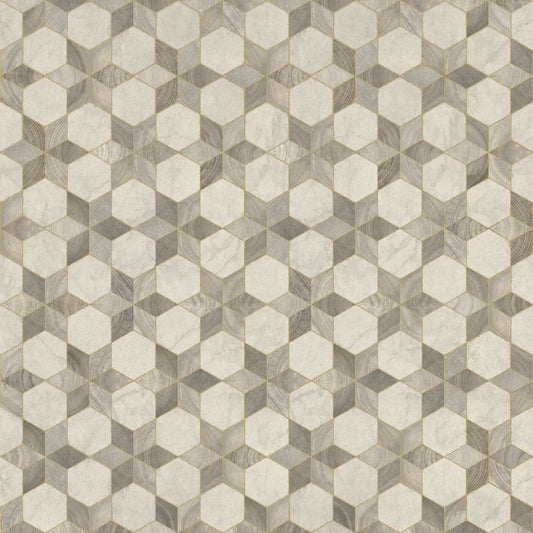 Artisanry - Illuminated - Starlight 60x60 Vintage Vinyl Floorcloth