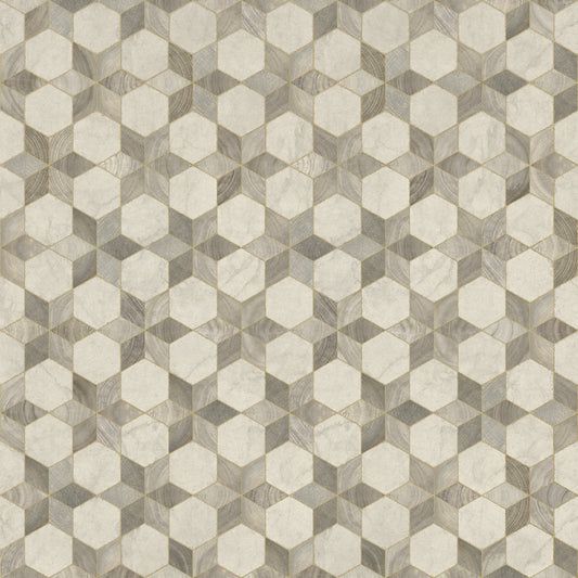 Artisanry - Illuminated - Starlight 72x72 Vintage Vinyl Floorcloth