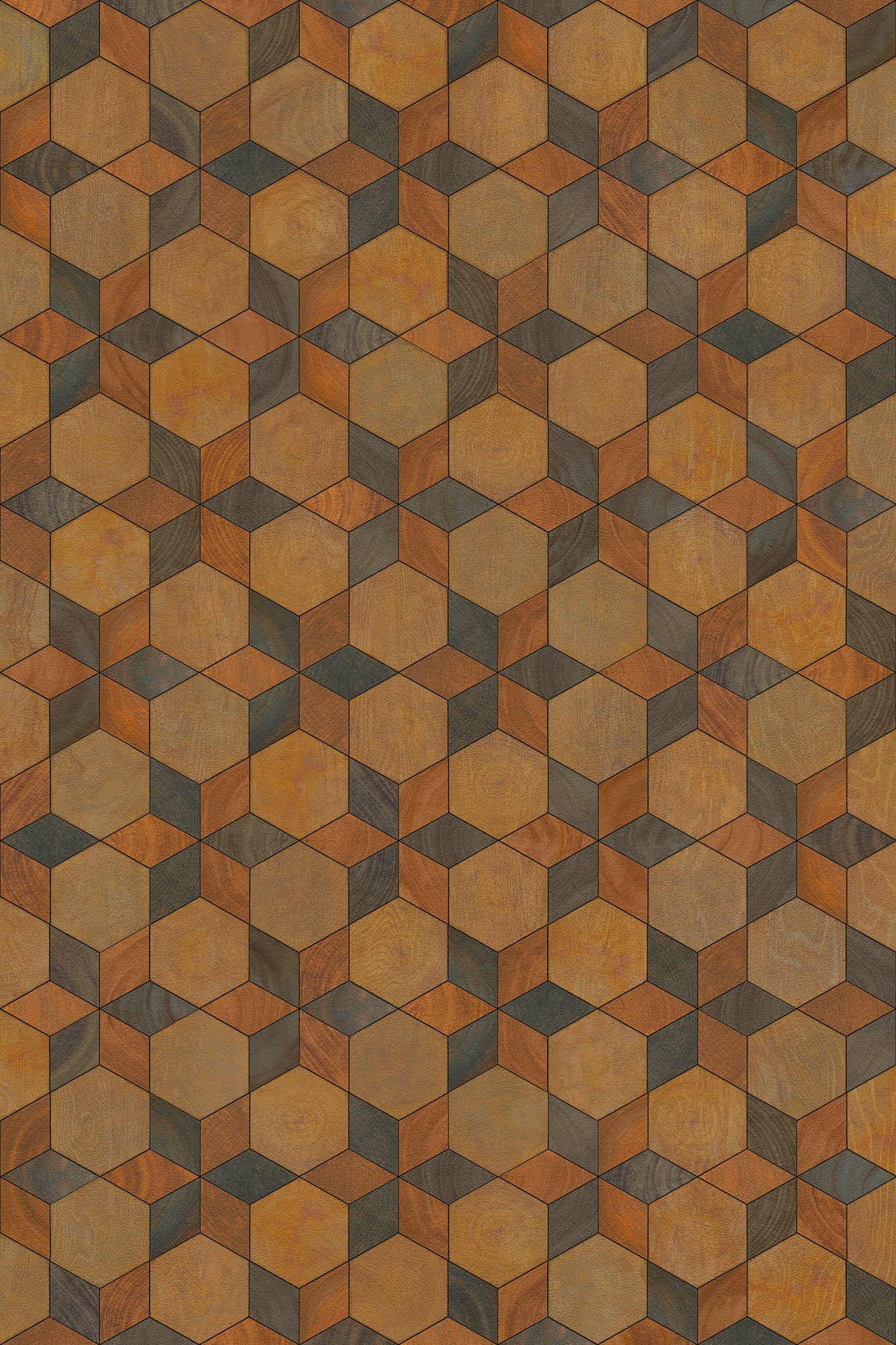 Artisanry - Illuminated - Starmaker 20x30 Vintage Vinyl Floorcloth