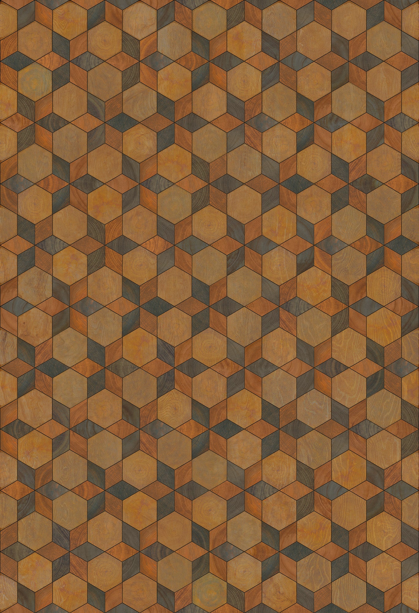 Artisanry - Illuminated - Starmaker 52x76 Vintage Vinyl Floorcloth