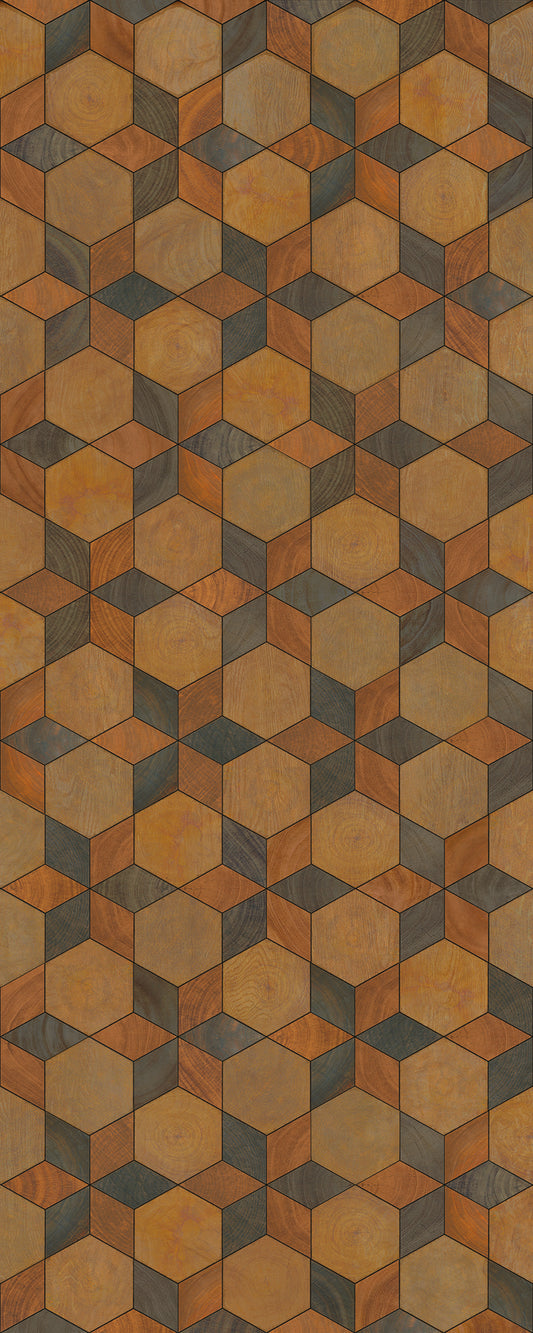 Artisanry - Illuminated - Starmaker 36x90 Vintage Vinyl Floorcloth