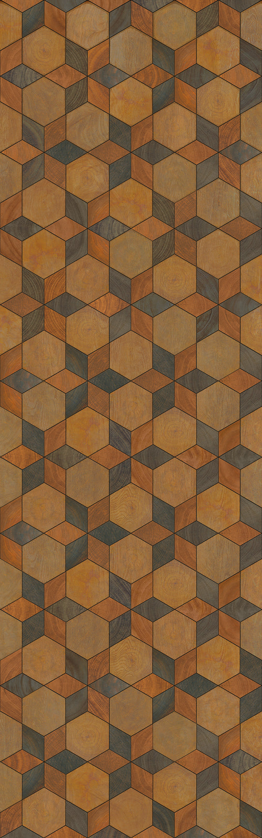 Artisanry - Illuminated - Starmaker 36x115 Vintage Vinyl Floorcloth