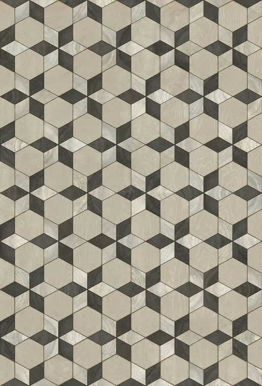 Artisanry - Illuminated - Starman 38x56 Vintage Vinyl Floorcloth