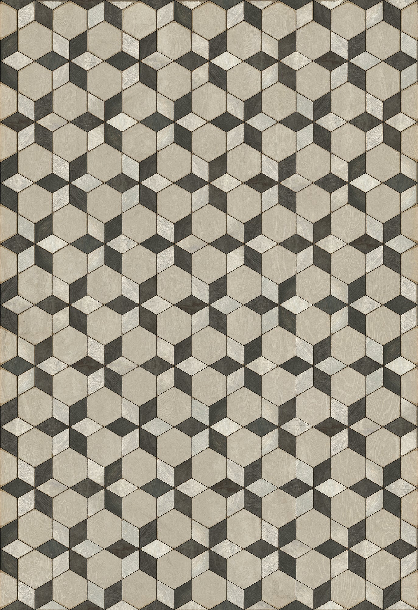 Artisanry - Illuminated - Starman 52x76 Vintage Vinyl Floorcloth