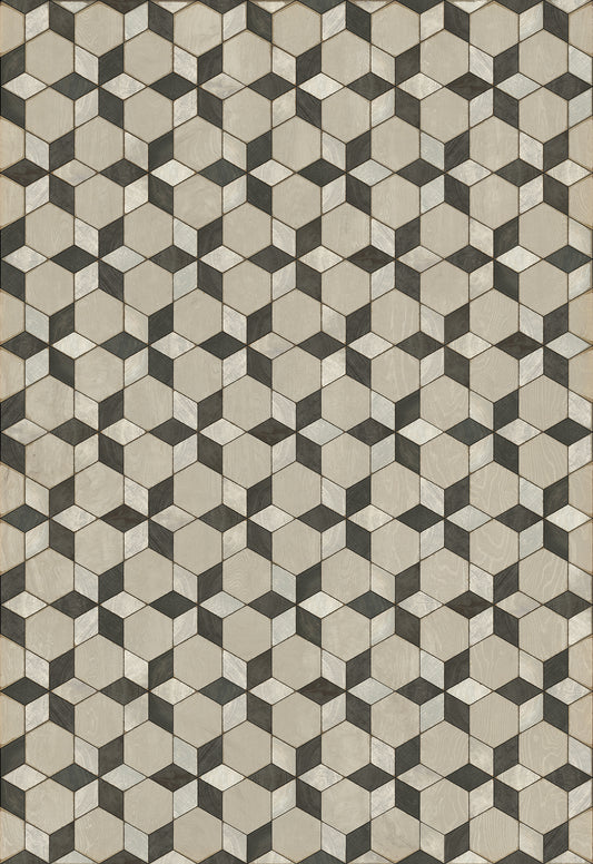 Artisanry - Illuminated - Starman 52x76 Vintage Vinyl Floorcloth