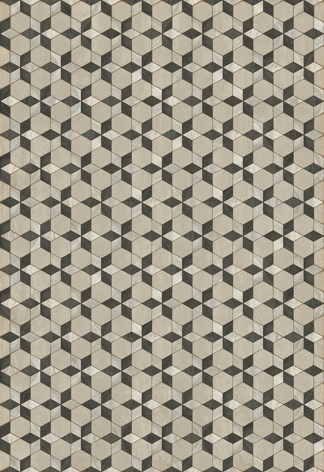 Artisanry - Illuminated - Starman 120x175 Vintage Vinyl Floorcloth
