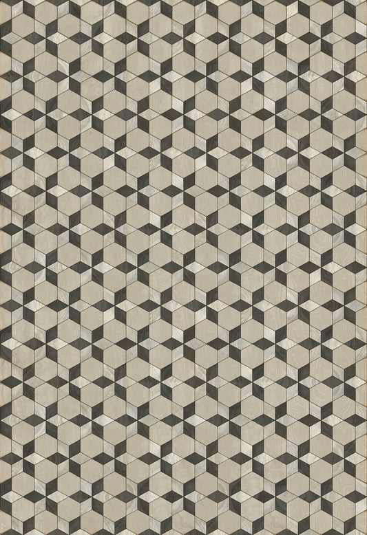 Artisanry - Illuminated - Starman 120x175 Vintage Vinyl Floorcloth
