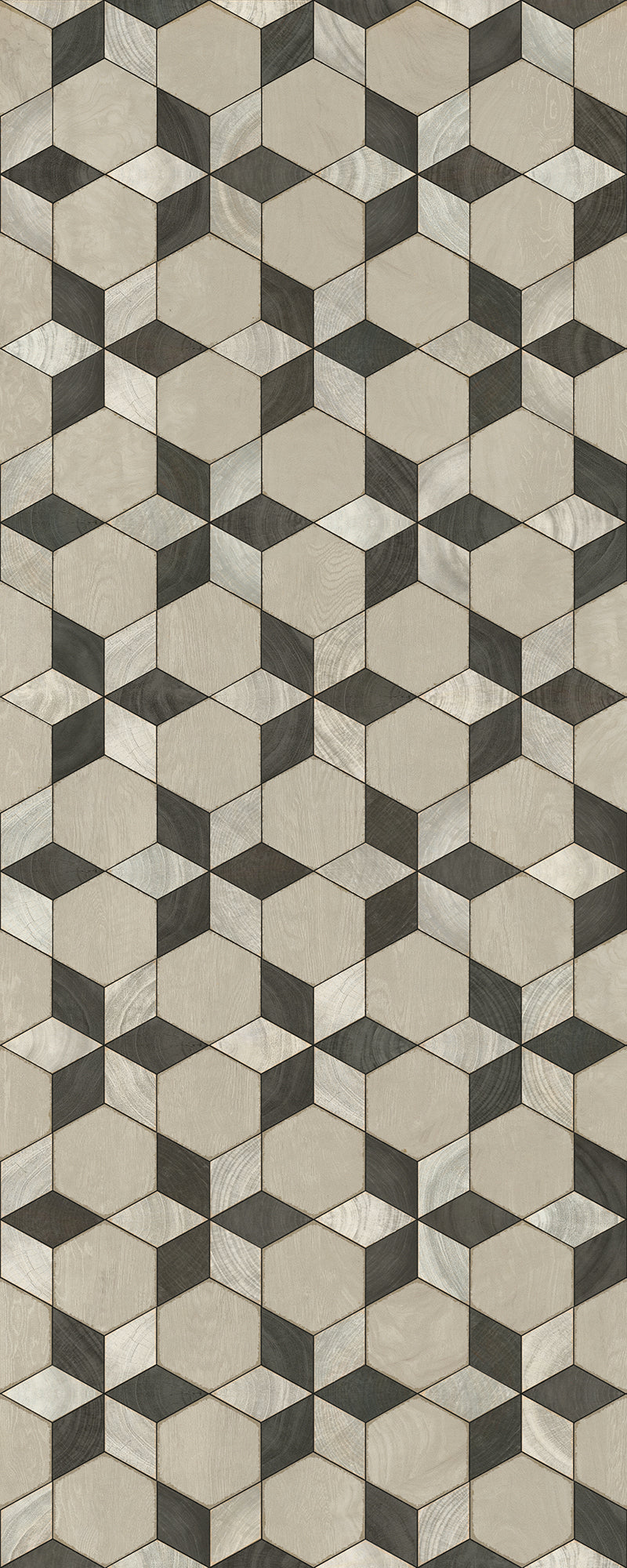 Artisanry - Illuminated - Starman 36x90 Vintage Vinyl Floorcloth