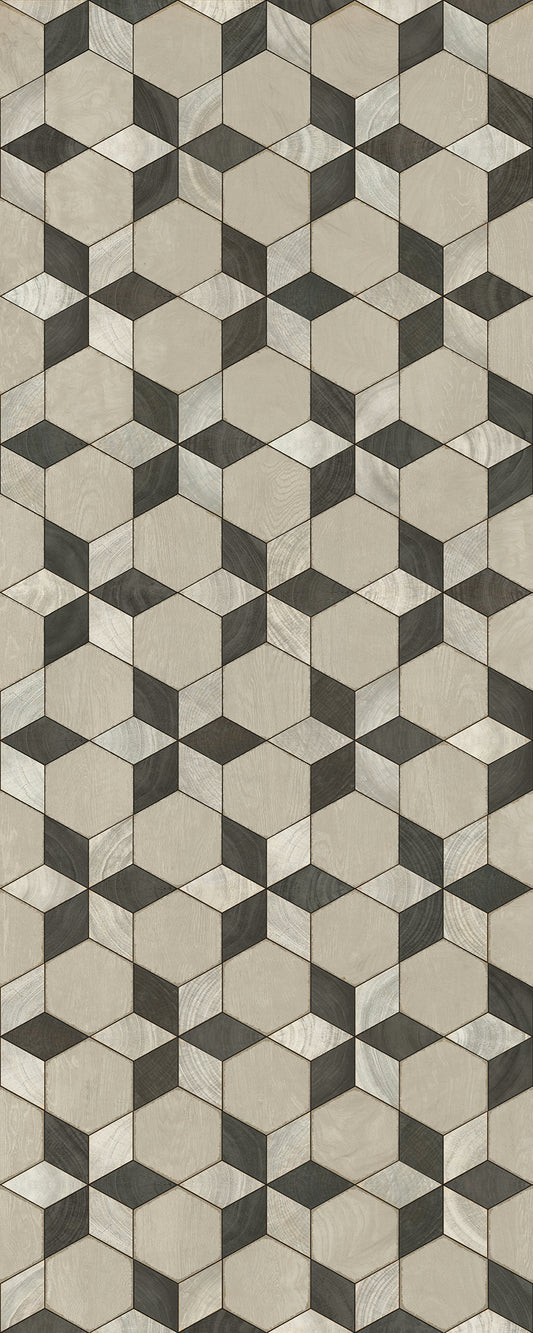 Artisanry - Illuminated - Starman 36x90 Vintage Vinyl Floorcloth