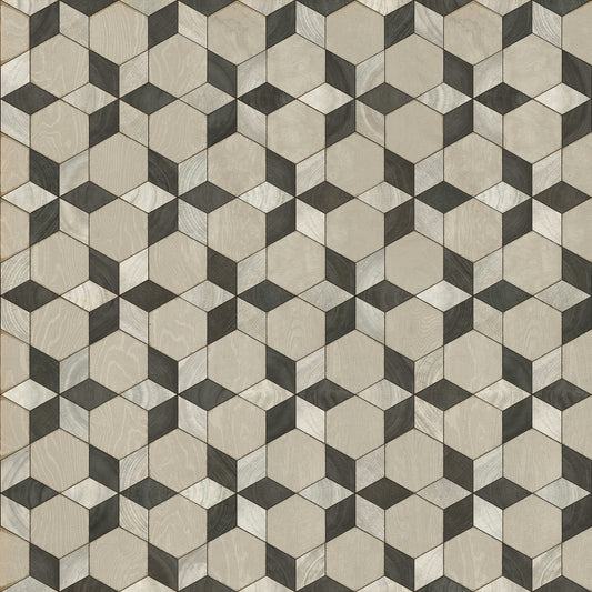 Artisanry - Illuminated - Starman 48x48 Vintage Vinyl Floorcloth
