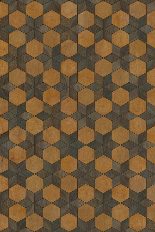 Artisanry - Illuminated - Swinging on a Star 20x30 Vintage Vinyl Floorcloth