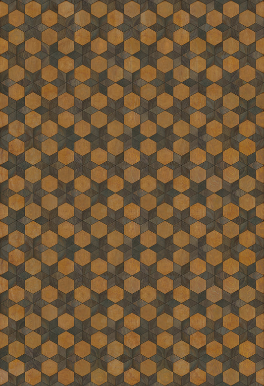 Artisanry - Illuminated - Swinging on a Star 96x140 Vintage Vinyl Floorcloth