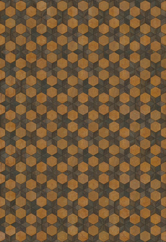 Artisanry - Illuminated - Swinging on a Star 120x175 Vintage Vinyl Floorcloth