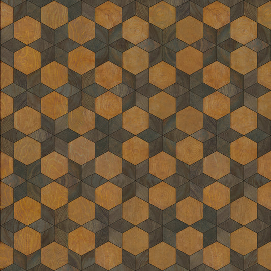 Artisanry - Illuminated - Swinging on a Star 36x36 Vintage Vinyl Floorcloth