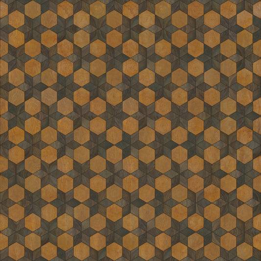 Artisanry - Illuminated - Swinging on a Star 96x96 Vintage Vinyl Floorcloth