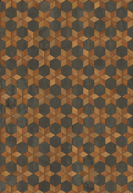 Artisanry - Illuminated - The Prettiest Star 70x102 Vintage Vinyl Floorcloth
